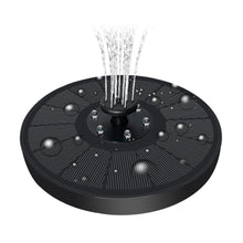 Solar Fountain with Colorful Lighting