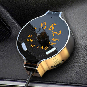 Wireless FM Transmitter with Dual Car Charger
