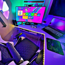 USB LED Colour Changing Strip Lights with Remote Control