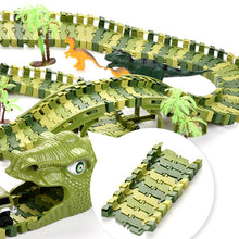 Dinosaur Race Track Car Playset