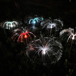 Solar Garden Fiber Optic Lights