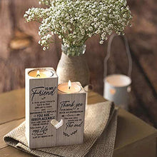 Printing Wooden Candle Holders-to My Friend
