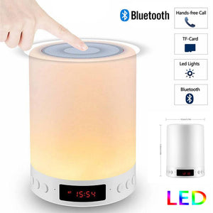 Touch Control LED Night Light with Bluetooth Speaker
