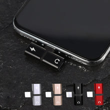 T-shaped Headphone 2-in-1 Dual-port Headphone Adapter for iPhone