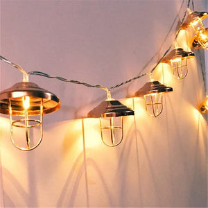 Retro Iron Rose Gold Outdoor LED Light