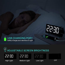 Projector FM Radio LED Display Alarm Clock