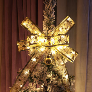 40 LED 4m Copper Wire Ribbon Bows Lights