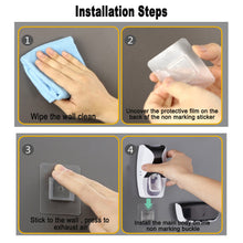 Wall Mount Automatic Toothpaste Dispenser and Toothbrush Holder Set