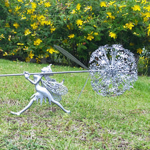 Garden Fairy Dancing On A Dandelion Sculpture