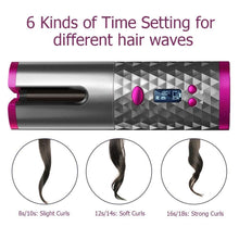 Cordless Auto Rotating Ceramic Hair Curler