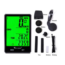 Wireless Waterproof Backlit Bicycle Speedometer