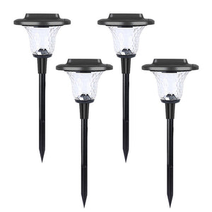 Colored Solar Pathway Garden Lights for Walkway Yard Path
