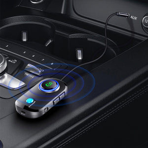 2-in-1 Bluetooth Car Audio Hands-free Call Receiver and Speaker