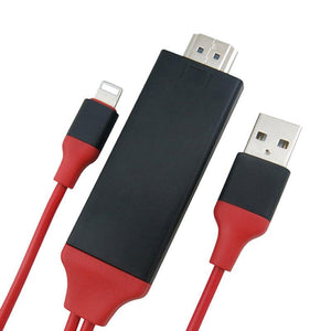 Lightning to HDMI 1080p Adapter Cable for iPhone iPad and iPod