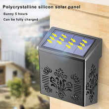 Decorative Solar Fence Wall Light