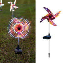 Solar Garden Stake Pinwheel Lights
