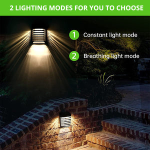 LED Solar Wall Sconce Lamp