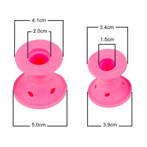 30pcs Easy Styling Silicone Manual Hair Curlers
