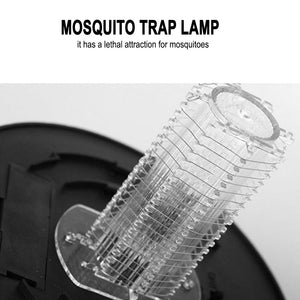 Solar Powered Outdoor LED Mosquito and Bug Zapper Insect Pest Killer Lamp