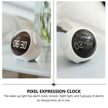 Cute Pixel Emoji Digital Clock