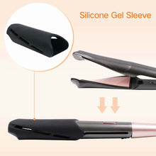 2-In-1 Curling And Straightening Twisted Spiral Hair Iron With LCD Display