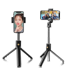 3 in1 Foldable Wireless Bluetooth Mini Tripod Selfie Stick with Remote Control