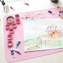 Scrubable Folding Silicone Painting Mat