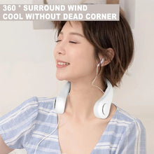 Portable Handsfree Bladeless Rechargeable Hanging Neck Fan