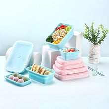 4 Sizes Silicone Collapsible Lunch Box