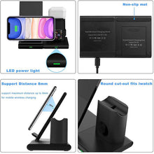 3 in 1 Bracket Magnetic Suction Wireless Charger