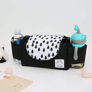 Non-Slip Stroller Organizer With Cup Holders