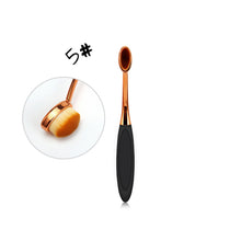 5pcs Oval Makeup Brushes Set
