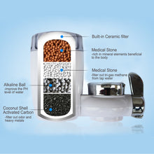 Single Outlet Multiple Step Filtration Process Tap Water Faucet Filter Water Purifier