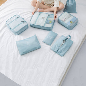 9 PCs Premium Travel Organizer Storage Bags