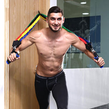11 Pcs Tube Resistance Bands Set 150 Lb with Storage Bag