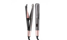 2-In-1 Curling And Straightening Twisted Spiral Hair Iron With LCD Display