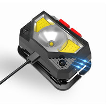Outdoor Rechargeable Head lamp Flashlight with Red Light
