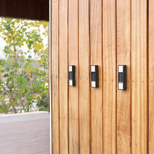 Solar Luminescent Outdoor Patio Wall Lamp