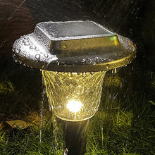 Colored Solar Pathway Garden Lights for Walkway Yard Path