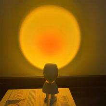 LED Rainbow Projection Desk Lamp