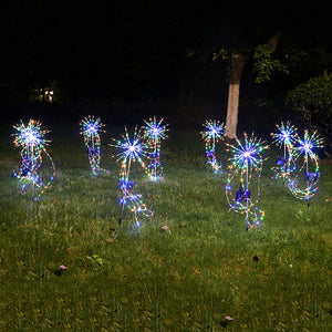 Upgraded 200 LED Solar Copper Wire Pathway Lights