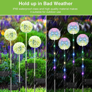 Solar Powered Dandelion Outdoor Garden Light Decoration