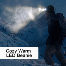 Light Up Flashlight Knitted Beanie Cap