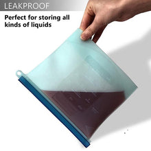 Big Price Drop!Clearance!! Silicone Sealed Bag Food Storage Bag 500ML