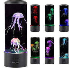Mini Jellyfish Aquarium Bedroom Night Lamp