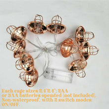 Retro Iron Rose Gold Outdoor LED Light