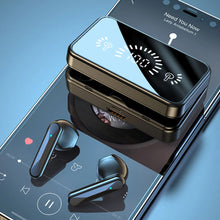 TWS Wireless Mirror Bluetooth Headphones with Charging Box