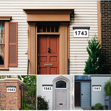 House Numbers Solar Address Plate for Outside