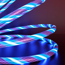 3 in 1 Glow Flowing Charging Cable