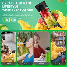 USB Rechargeable 6 Blades Portable Blender Smoothie Maker